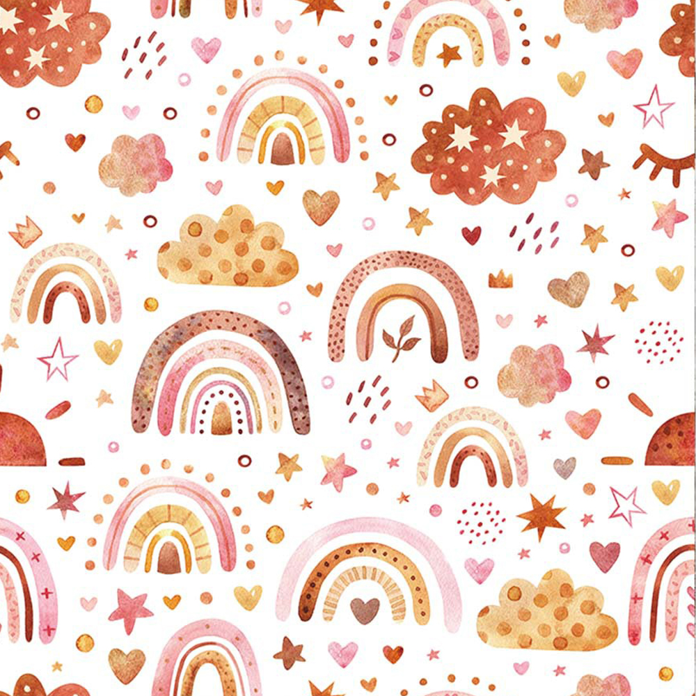 Baby Nursery Peel And Stick Wallpaper - Rainbow Wallpaper Peel and Stick Kids