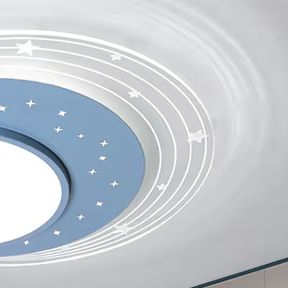 Baby Nursery Chandelier - Creative Stars Space Ceiling Lamp Baby