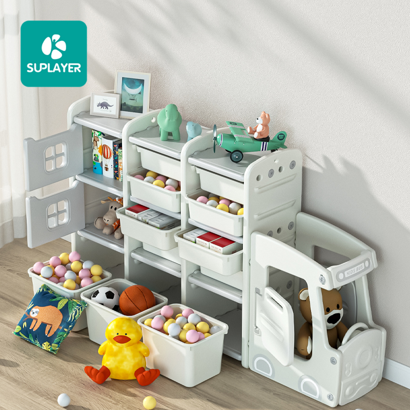 Baby Nursery Furniture Sets - Stylish Preschool Cartoon Nursery Cabinet Storage
