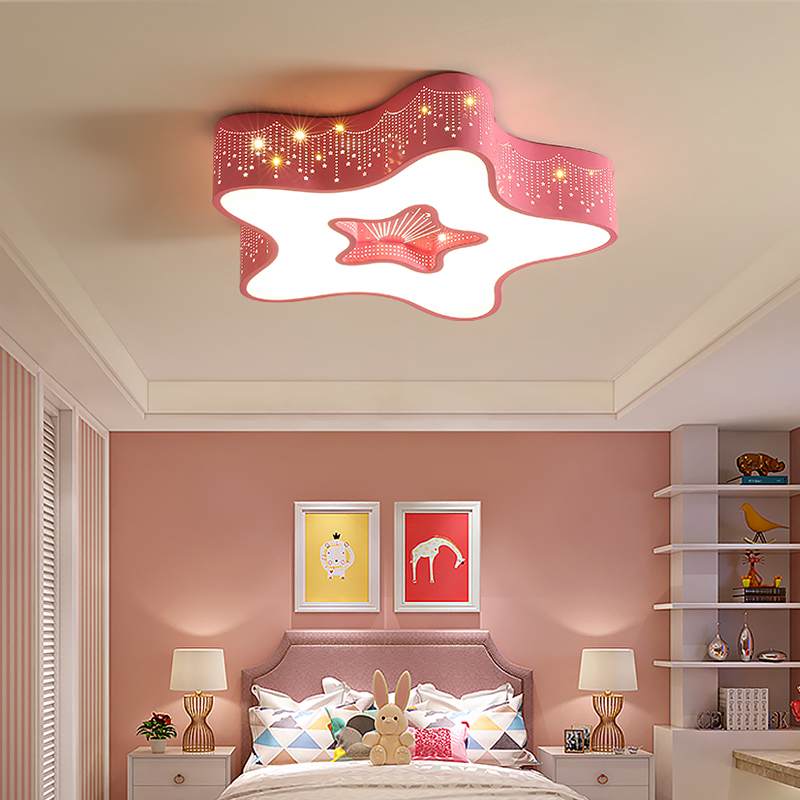 Baby Nursery Chandelier - Nursery White Decor Modern Led Ceiling