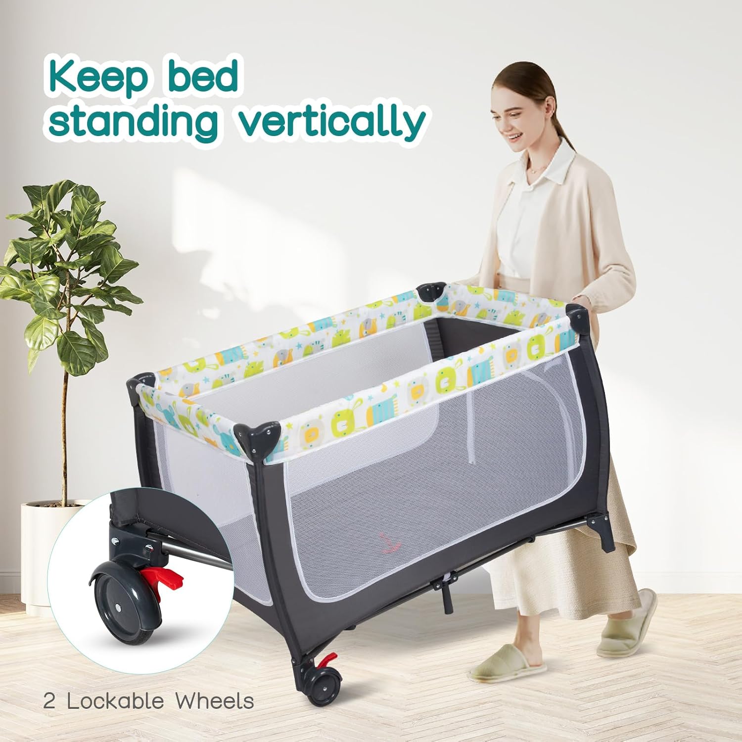 4 in 1 Pack and Play,Portable  - Baby Nursery Furniture Sets 评论和价格