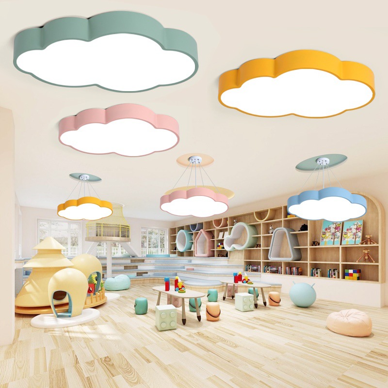 Cloud Chandelier Kindergarten  - Baby Nursery Chandelier 评论和价格