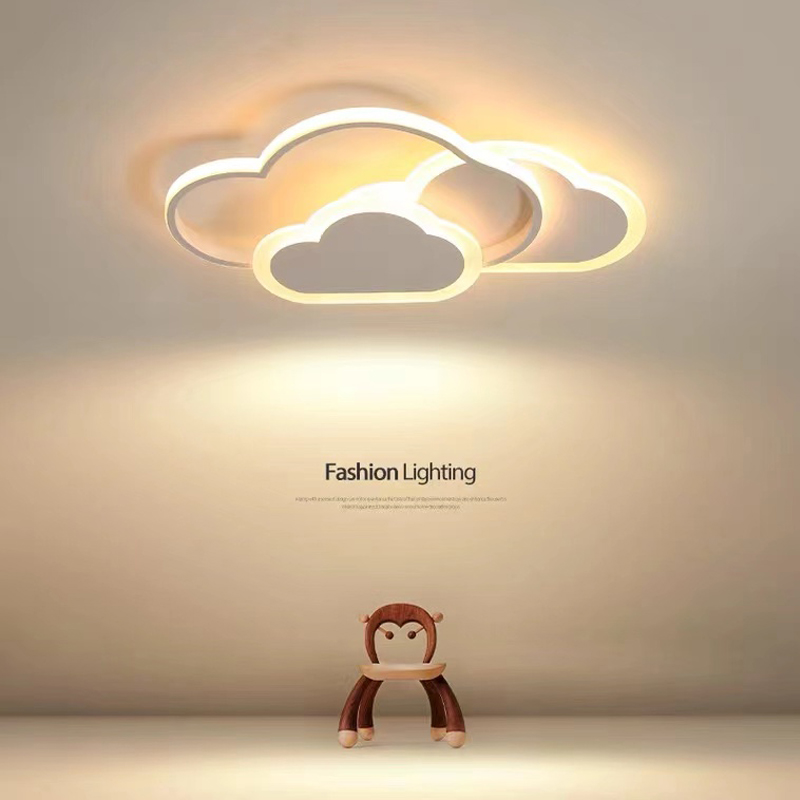 White Cloud Ceiling Light Kids - Baby Nursery Chandelier 评论和价格