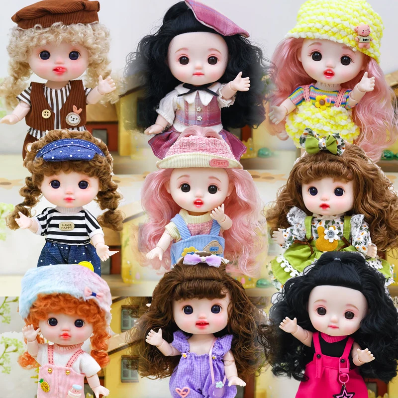Fat Bjd Doll 22cm Hinged Doll  - Baby Nursery Dolls 评论和价格