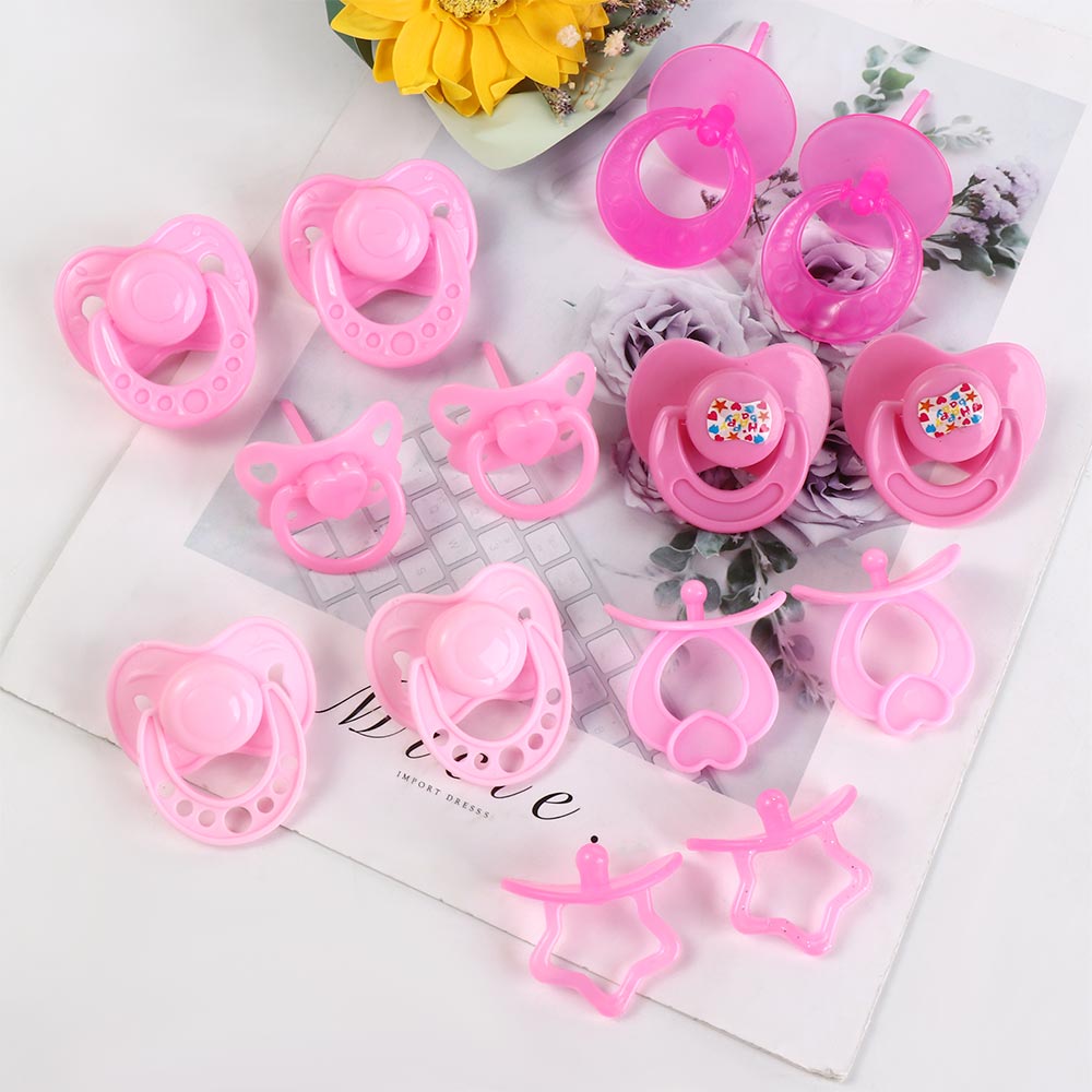 2pcs Lovely Doll Pacifier For  - Baby Nursery Dolls 评论和价格
