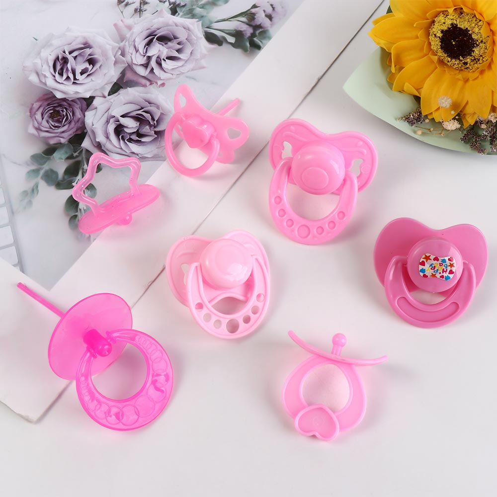 2pcs Lovely Doll Pacifier For  - Baby Nursery Dolls 评论和价格