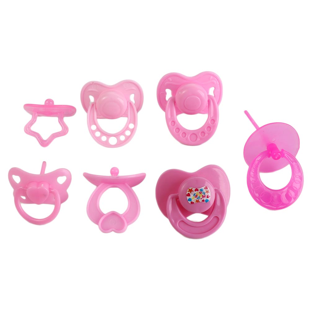 2pcs Lovely Doll Pacifier For  - Baby Nursery Dolls 评论和价格