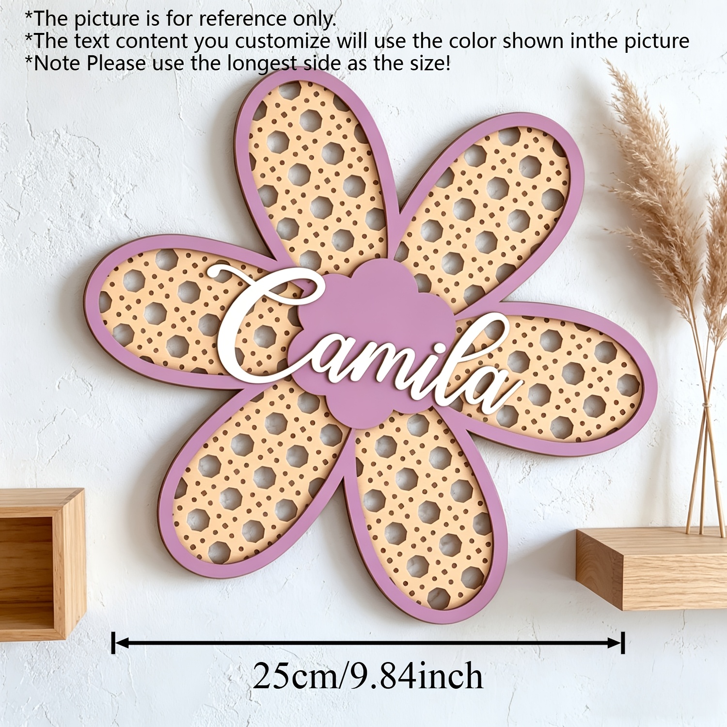 Personalized Boho Rattan Flowe - Baby Nursery Toy 评论和价格