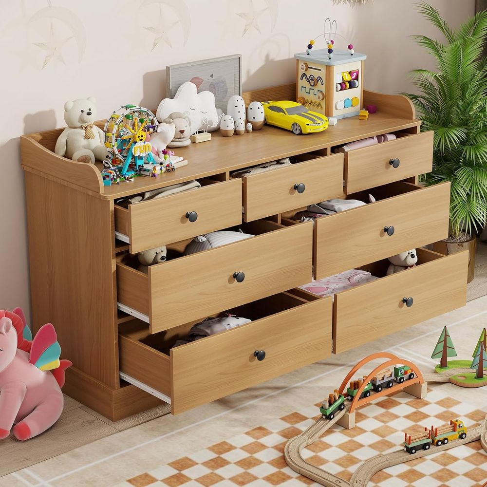 7-Drawer Kids Dresser, Changin - Baby Nursery Furniture Sets 评论和价格