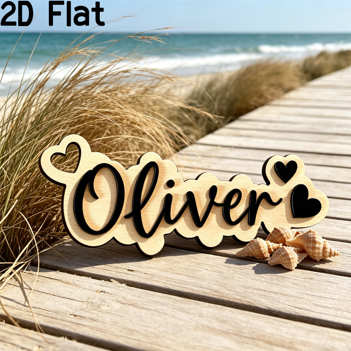 1Pc Custom Love Decor Wooden A - Baby Nursery Toy 评论和价格