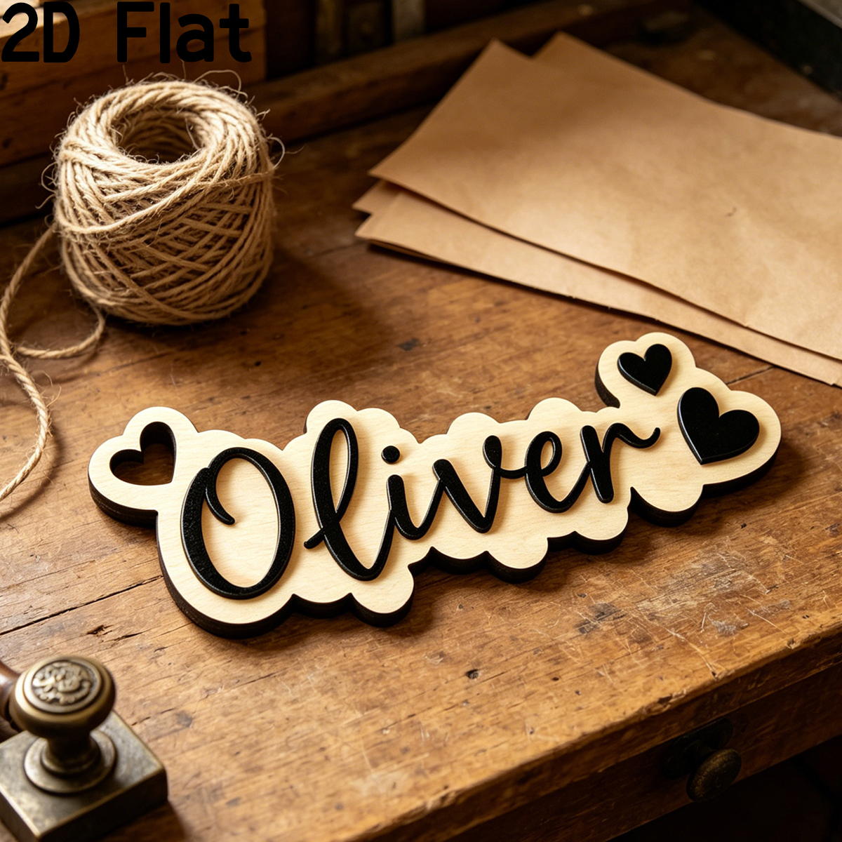 1Pc Custom Love Decor Wooden A - Baby Nursery Toy 评论和价格