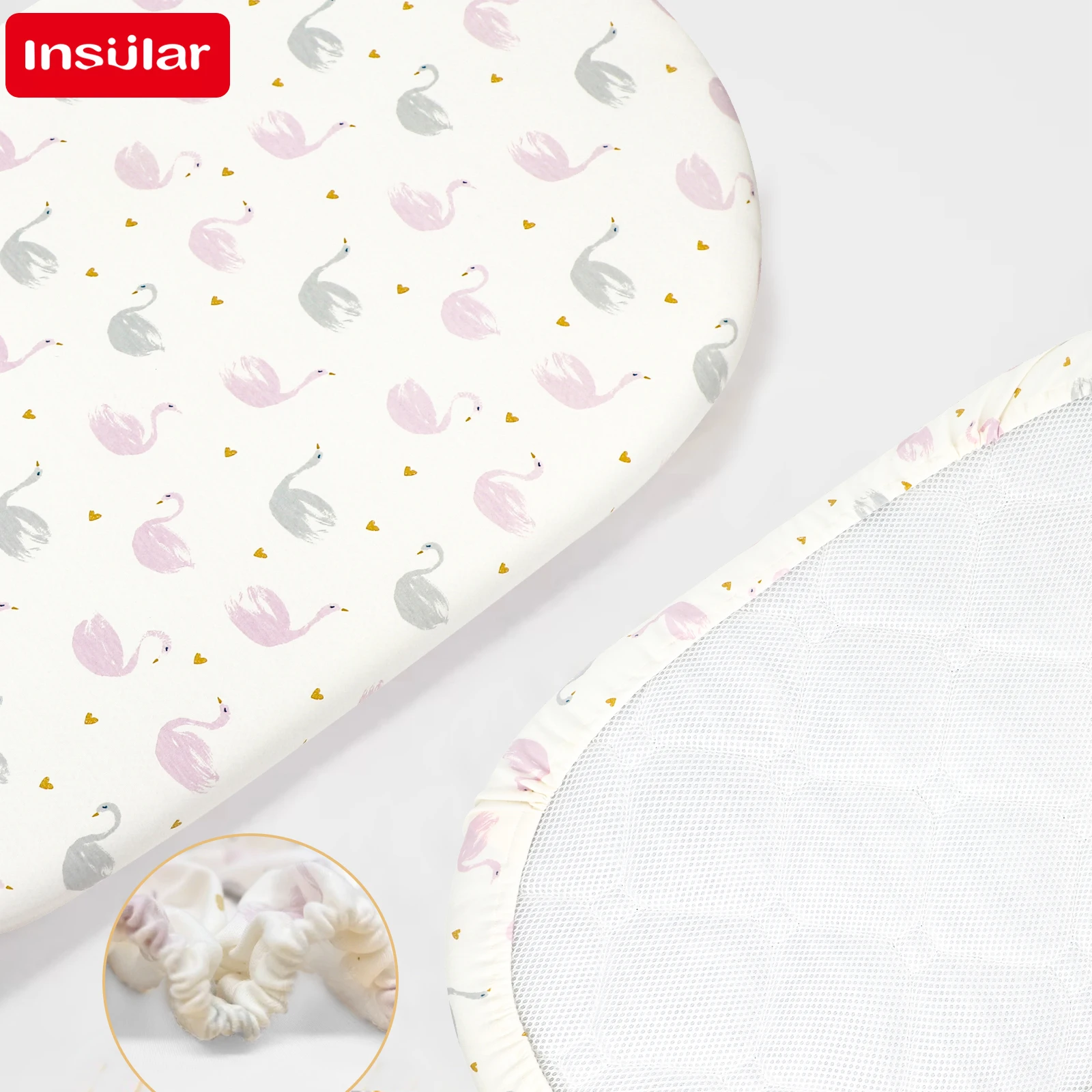 INSULAR 1PCS Polyester Fitted  - Baby Nursery Carpet 评论和价格