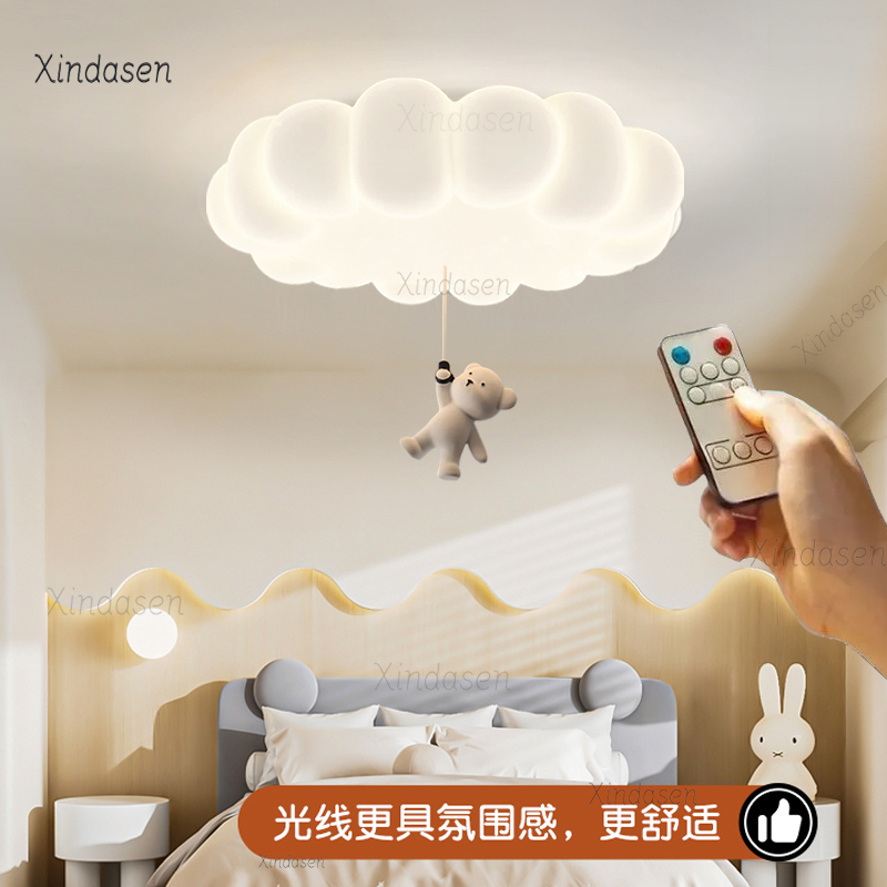 Kawaii Bear Lamp Ceiling Chand - Baby Nursery Chandelier 评论和价格