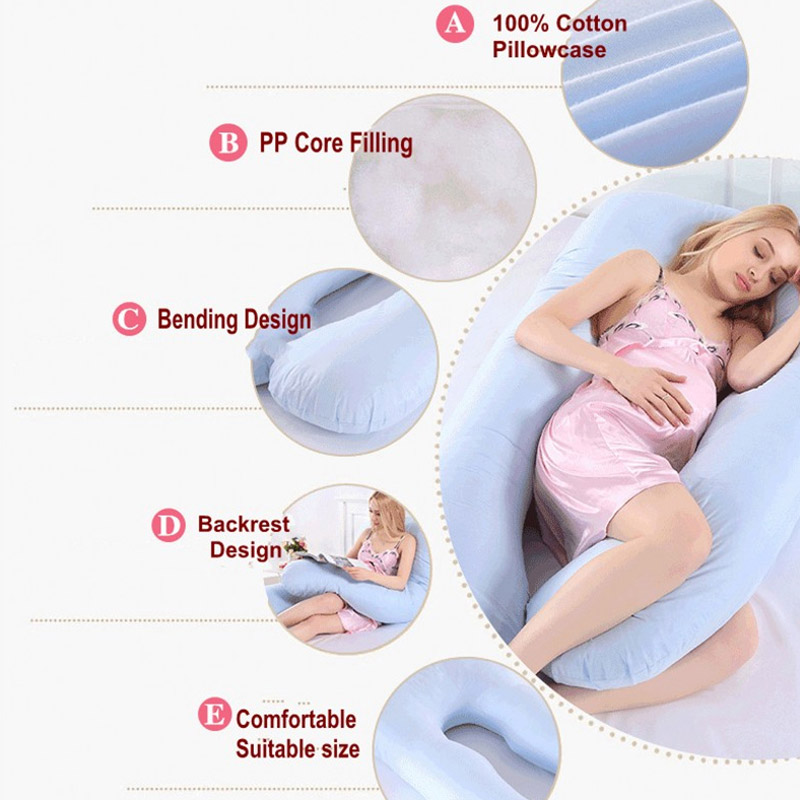 Pregnancy Pillow 130*70cm Slee - Baby Nursery Pillow 评论和价格