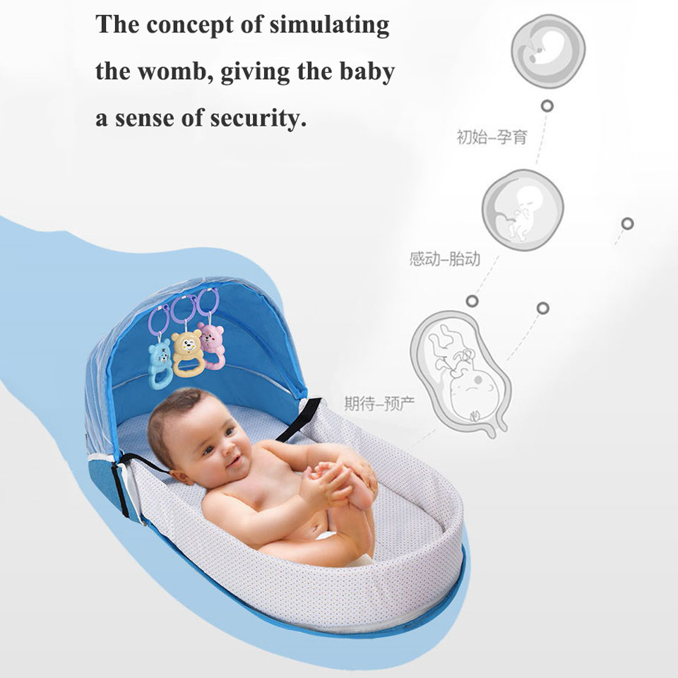 Portable Travel Baby Crib Fold - Baby Nursery Dolls 评论和价格