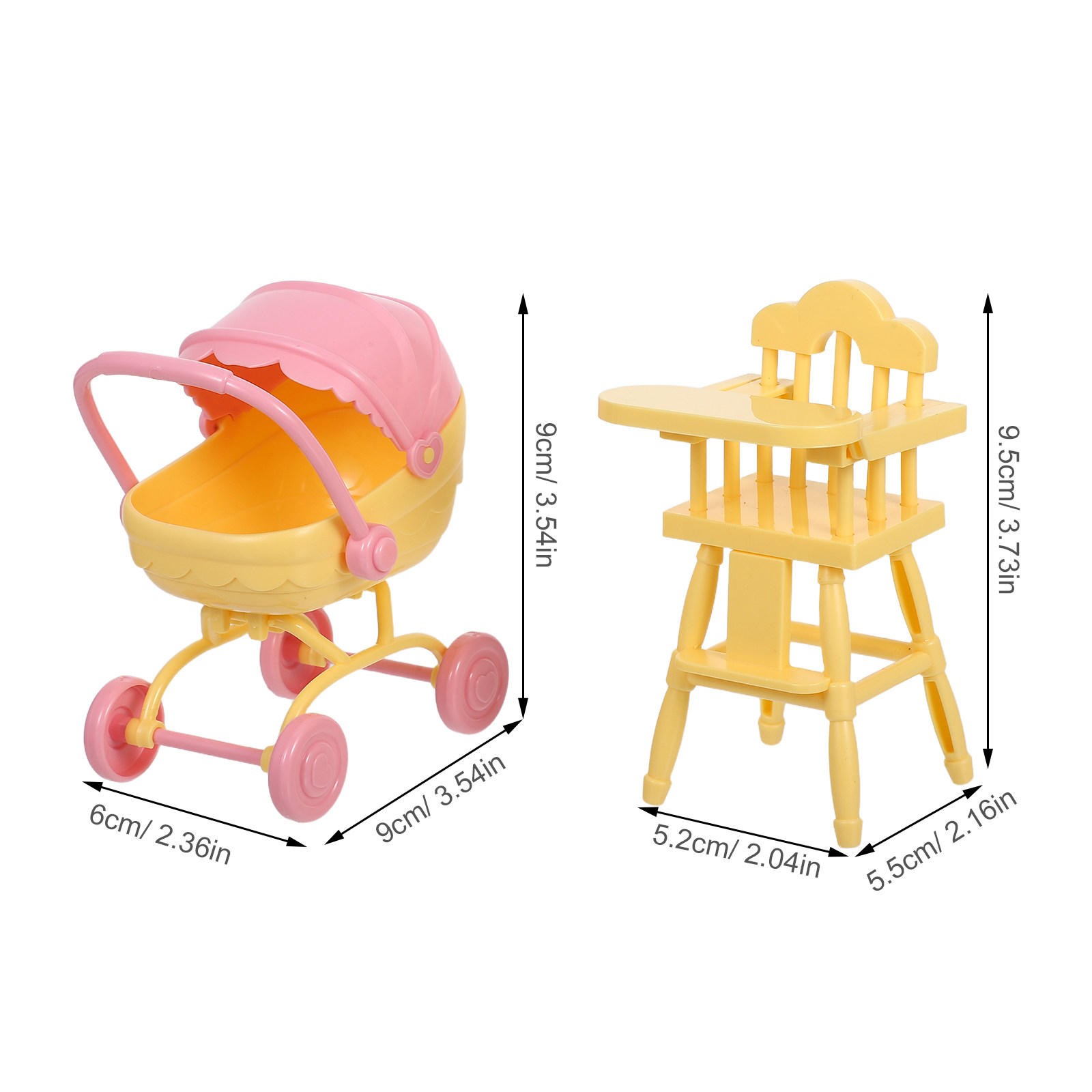 1Set Miniature Baby Stroller H - Baby Nursery Furniture Sets 评论和价格
