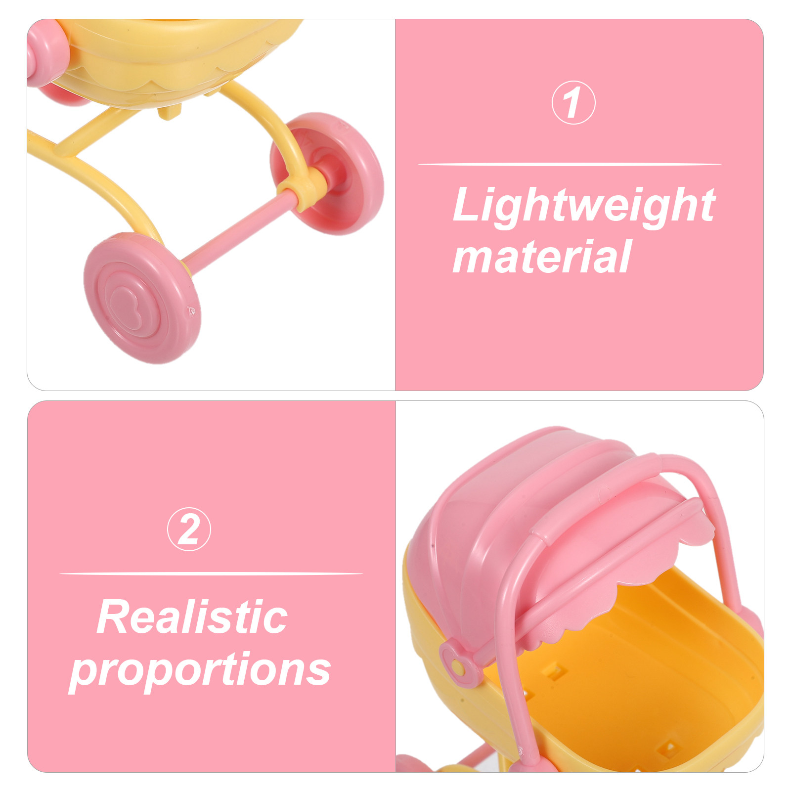 1Set Miniature Baby Stroller H - Baby Nursery Furniture Sets 评论和价格