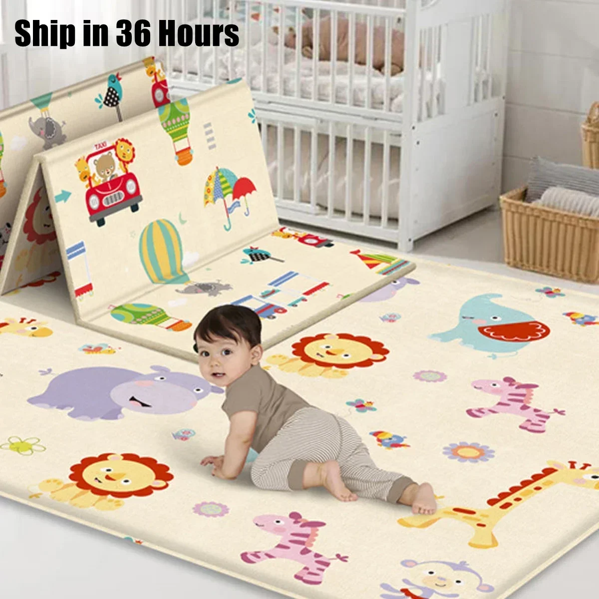 Non-Toxic Foldable Baby Play M - Baby Nursery Toy 评论和价格