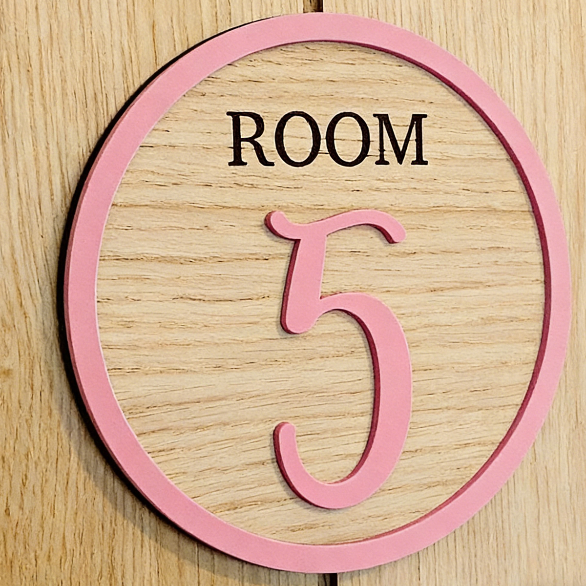 1Pc Cutom Pink Room Number Woo - Baby Nursery Toy 评论和价格