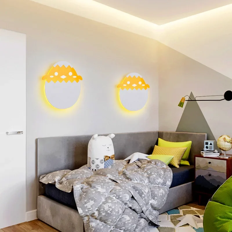 Cute Dinosaur Egg Wall Lamp, C - Baby Nursery Egg Light 评论和价格