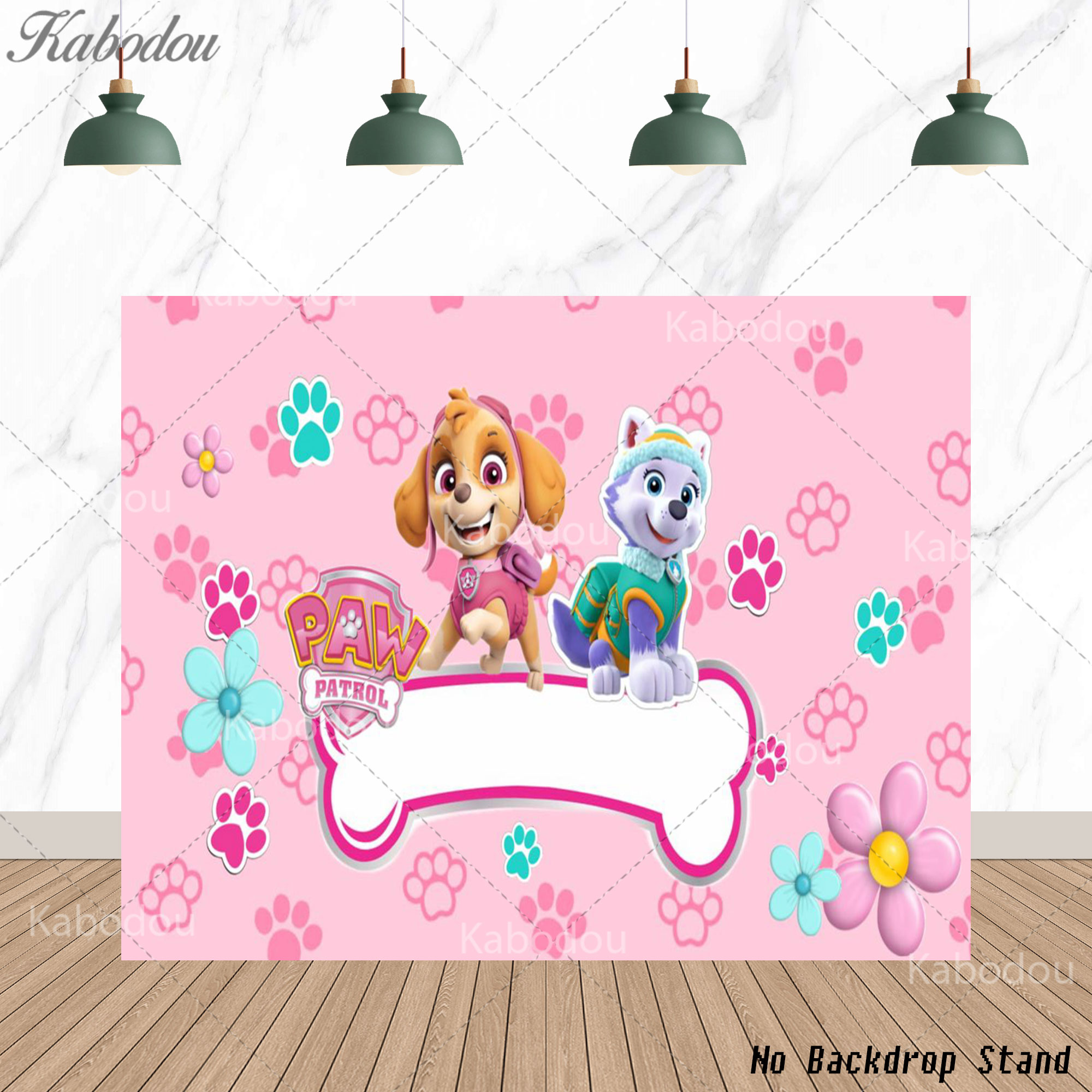 Pink Backdrop Paw Patrol Evere - Baby Nursery Ideas Girl 评论和价格