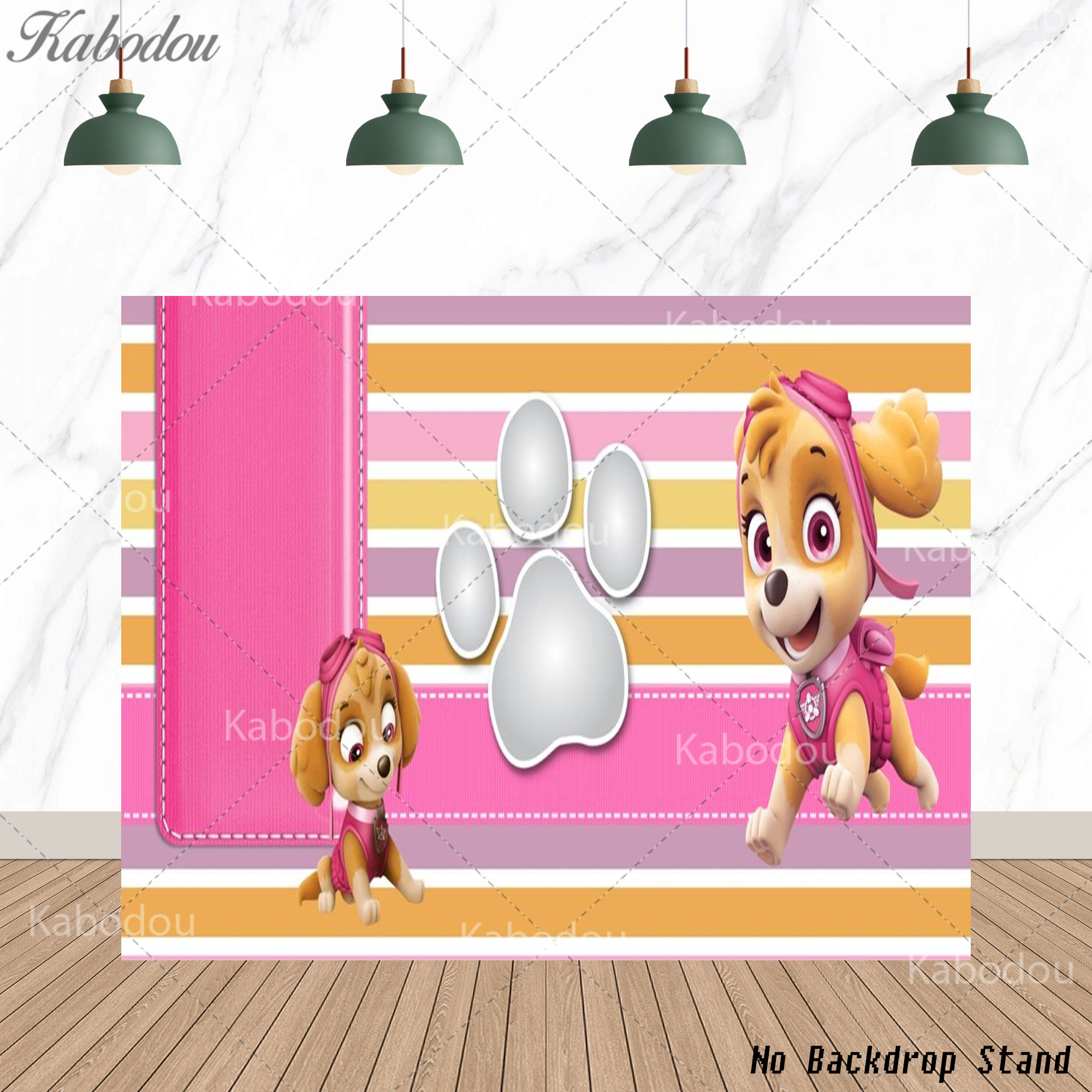 Pink Backdrop Paw Patrol Evere - Baby Nursery Ideas Girl 评论和价格