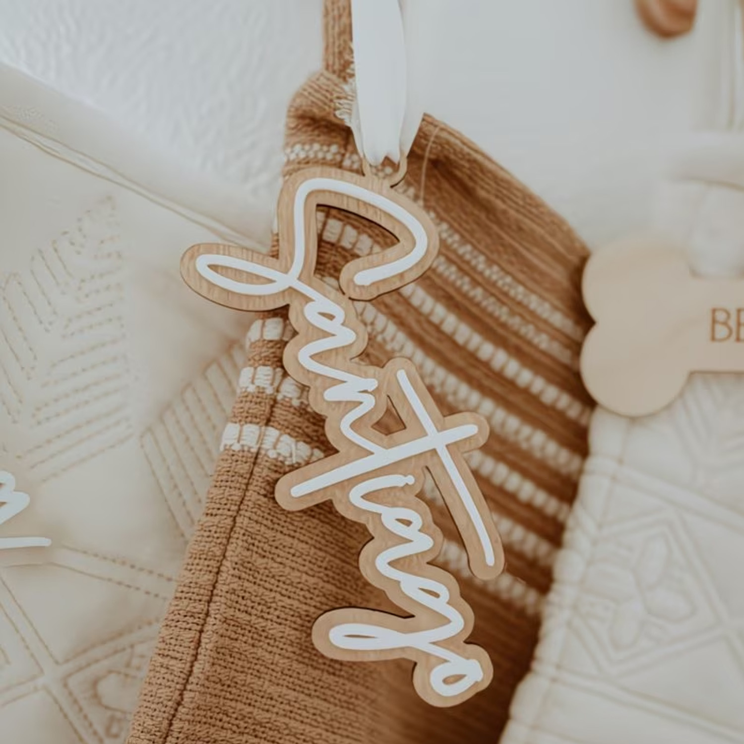 1Pc Custom Name Cute White Woo - Baby Nursery Toy 评论和价格