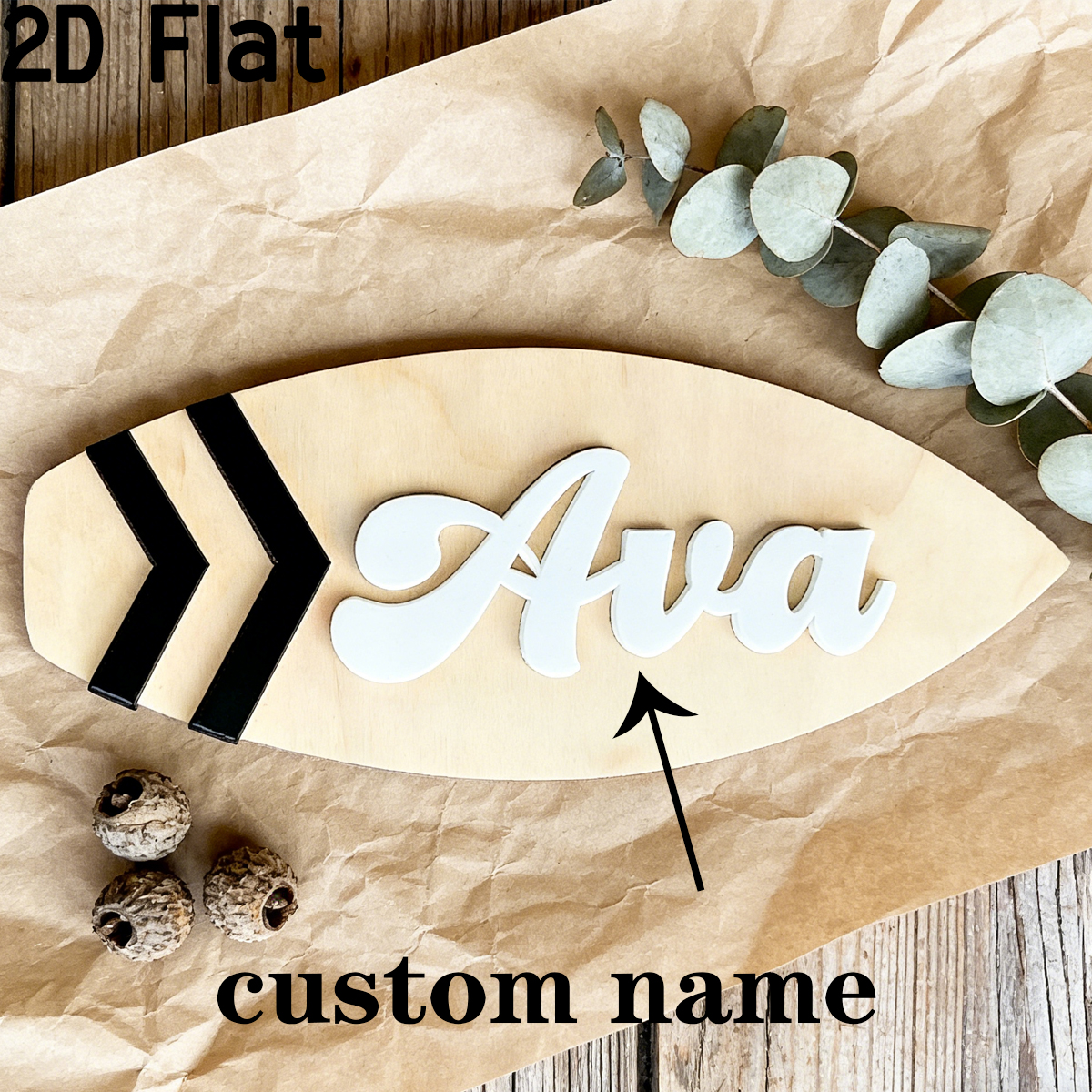 1Pc Custom Surfboard Wooden Ac - Baby Nursery Toy 评论和价格