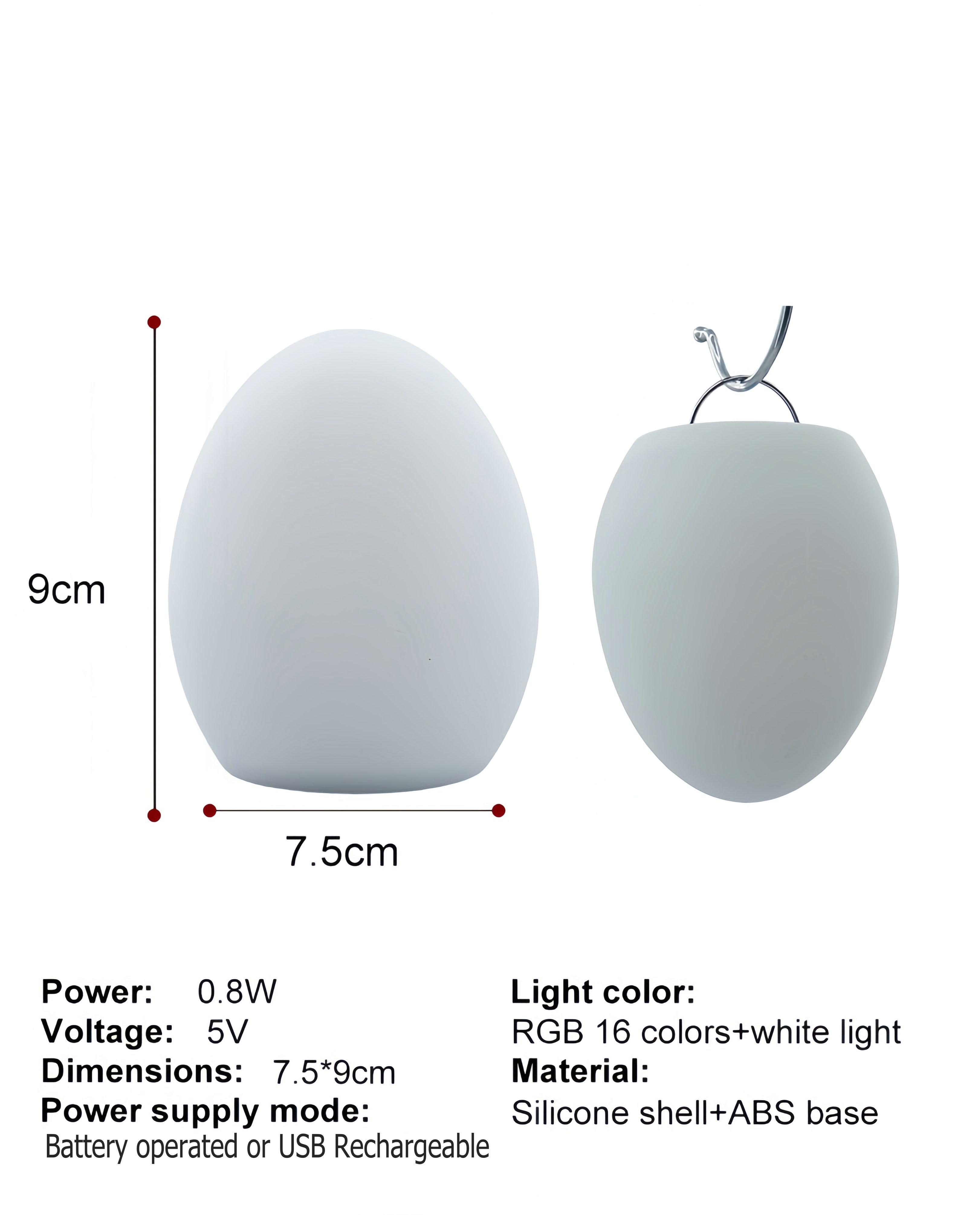 Baby Nursery Night Light LED E - Baby Nursery Egg Light 评论和价格