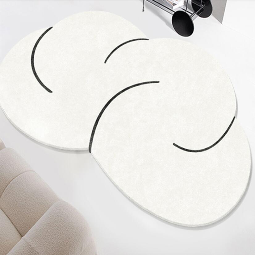 Soft Plush Cloud Shaped Bedsid - Baby Nursery Carpet 评论和价格