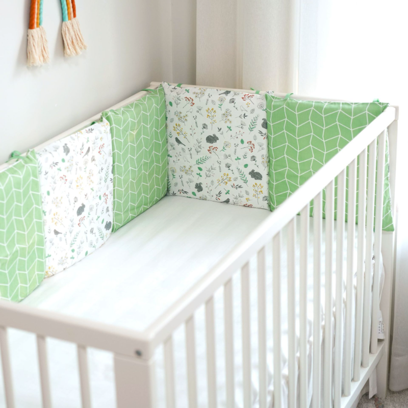 6pcs Baby Bumpers for Crib 30x - Baby Nursery Furniture Sets 评论和价格