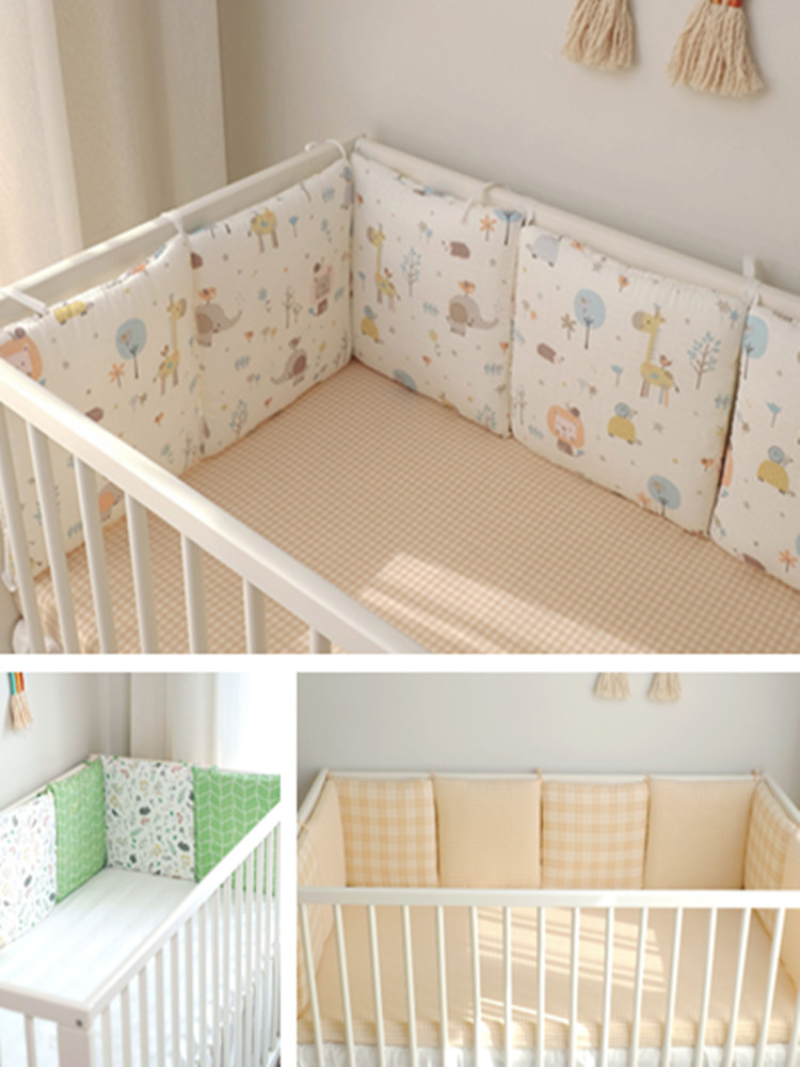 6pcs Baby Bumpers for Crib 30x - Baby Nursery Furniture Sets 评论和价格