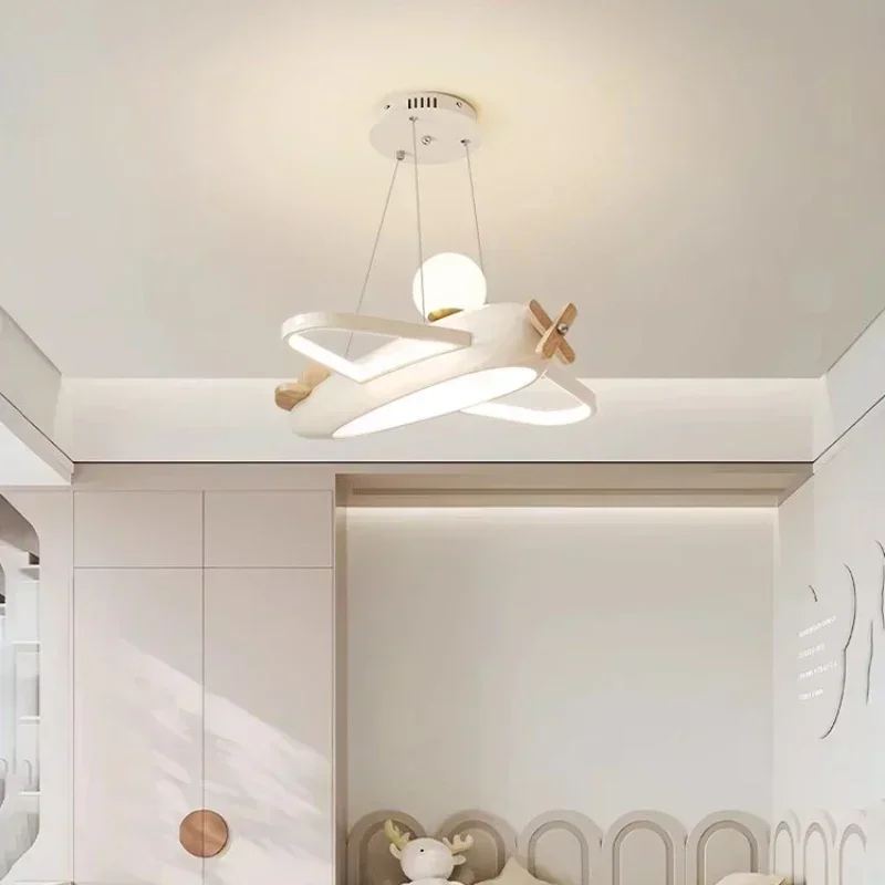 Nordic Airplane Lamps Modern C - Baby Nursery Chandelier 评论和价格