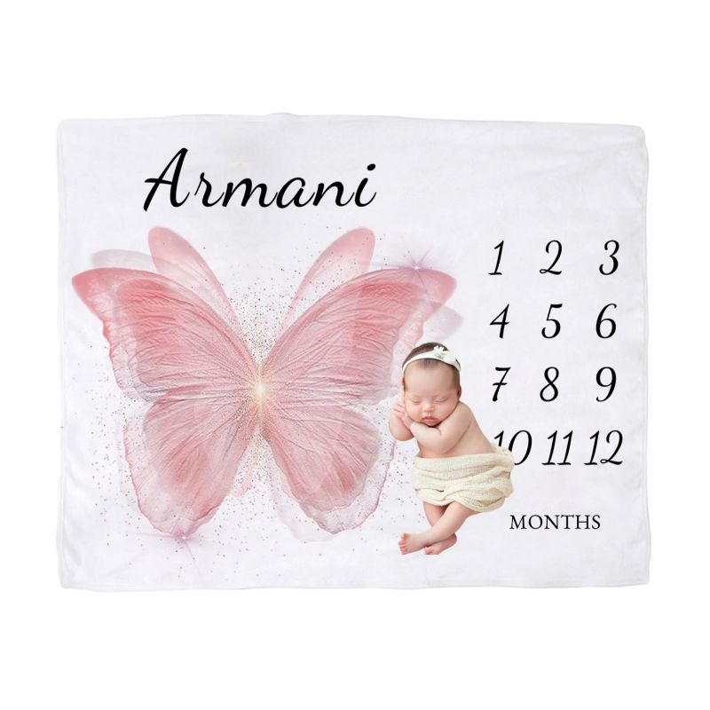 VIKAMA Pink Butterfly Baby Mil - Baby Nursery Mat 评论和价格
