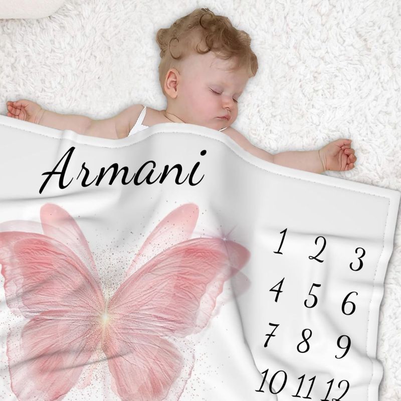 VIKAMA Pink Butterfly Baby Mil - Baby Nursery Mat 评论和价格
