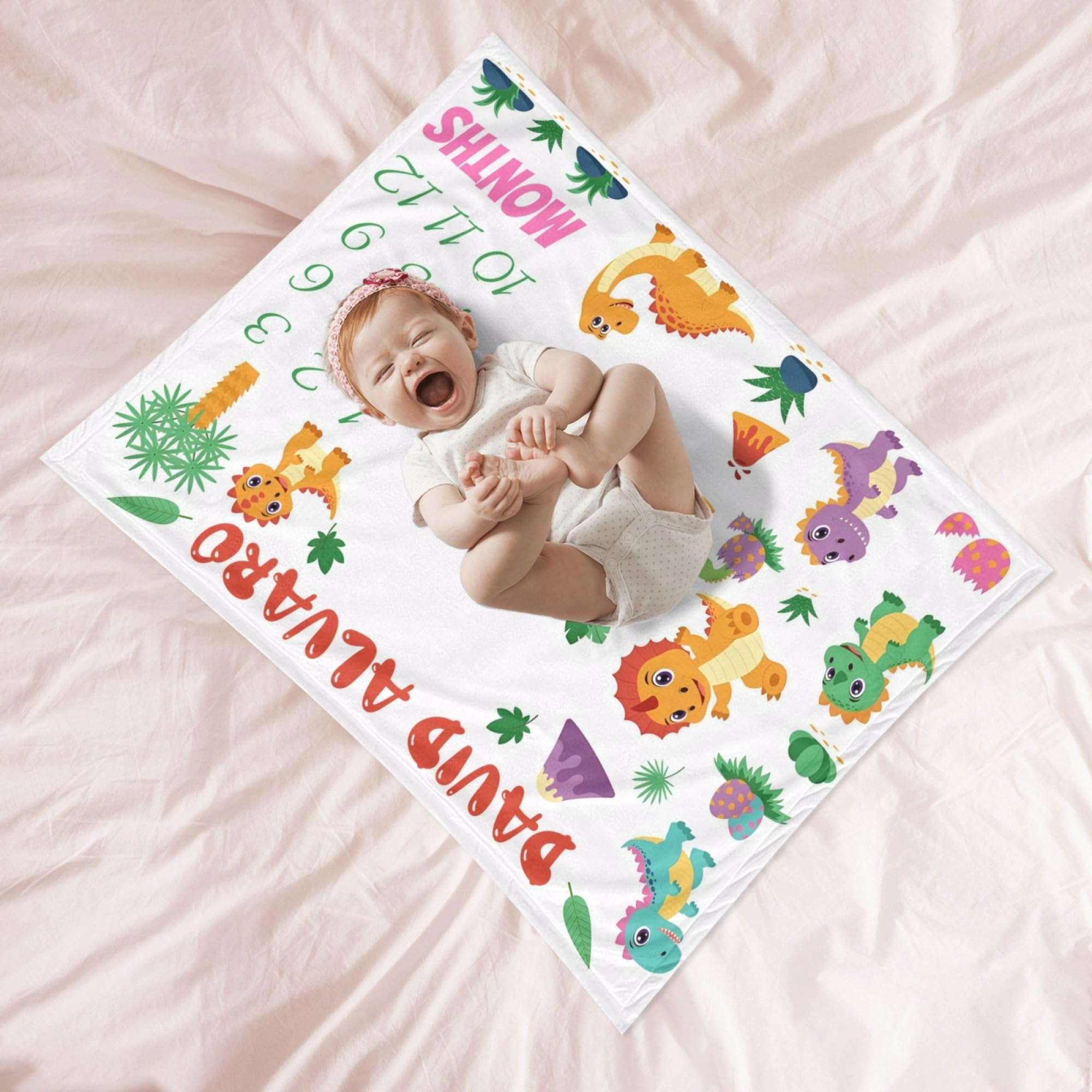 VIKAMA Dinosaur Themed Baby Mi - Baby Nursery Mat 评论和价格