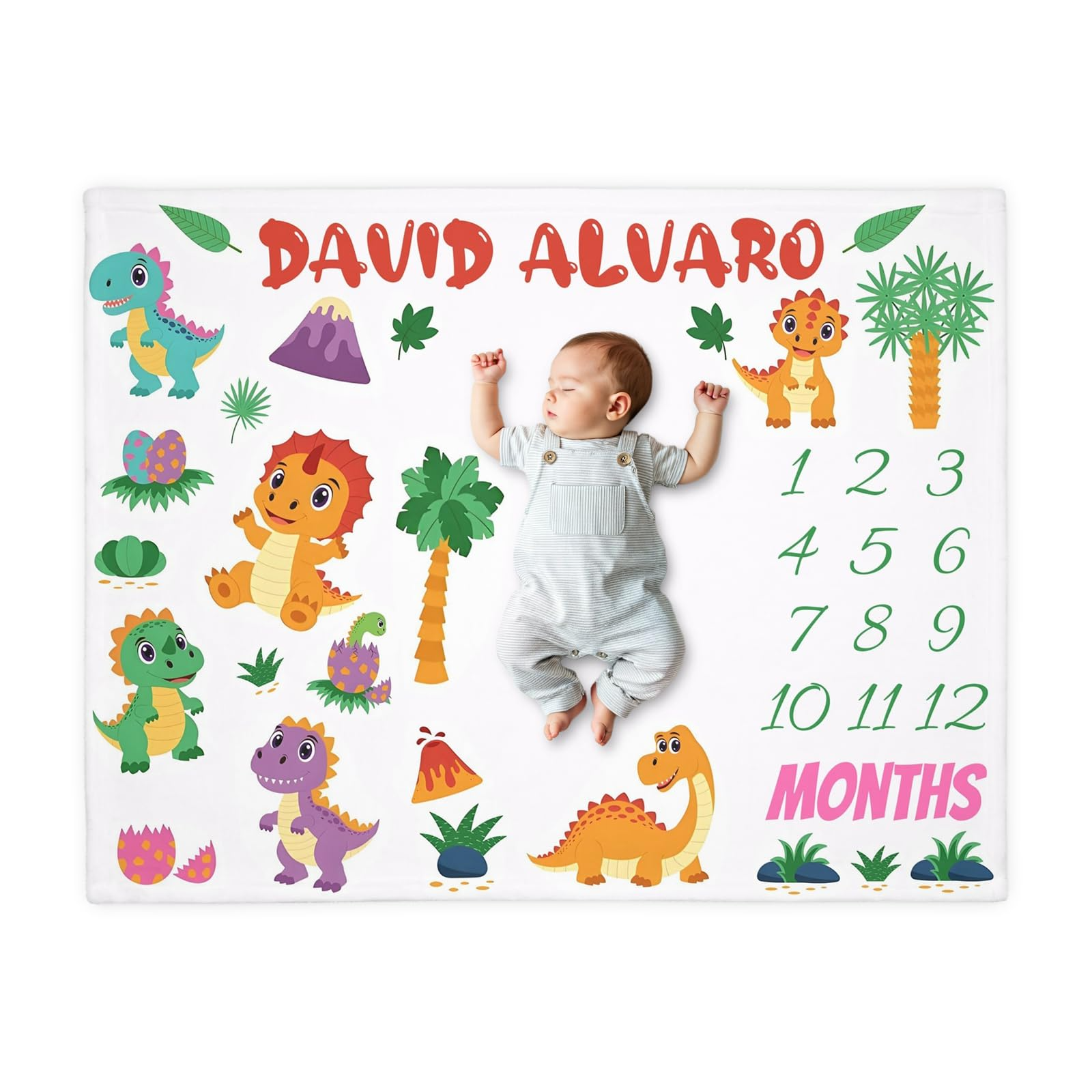 VIKAMA Dinosaur Themed Baby Mi - Baby Nursery Mat 评论和价格