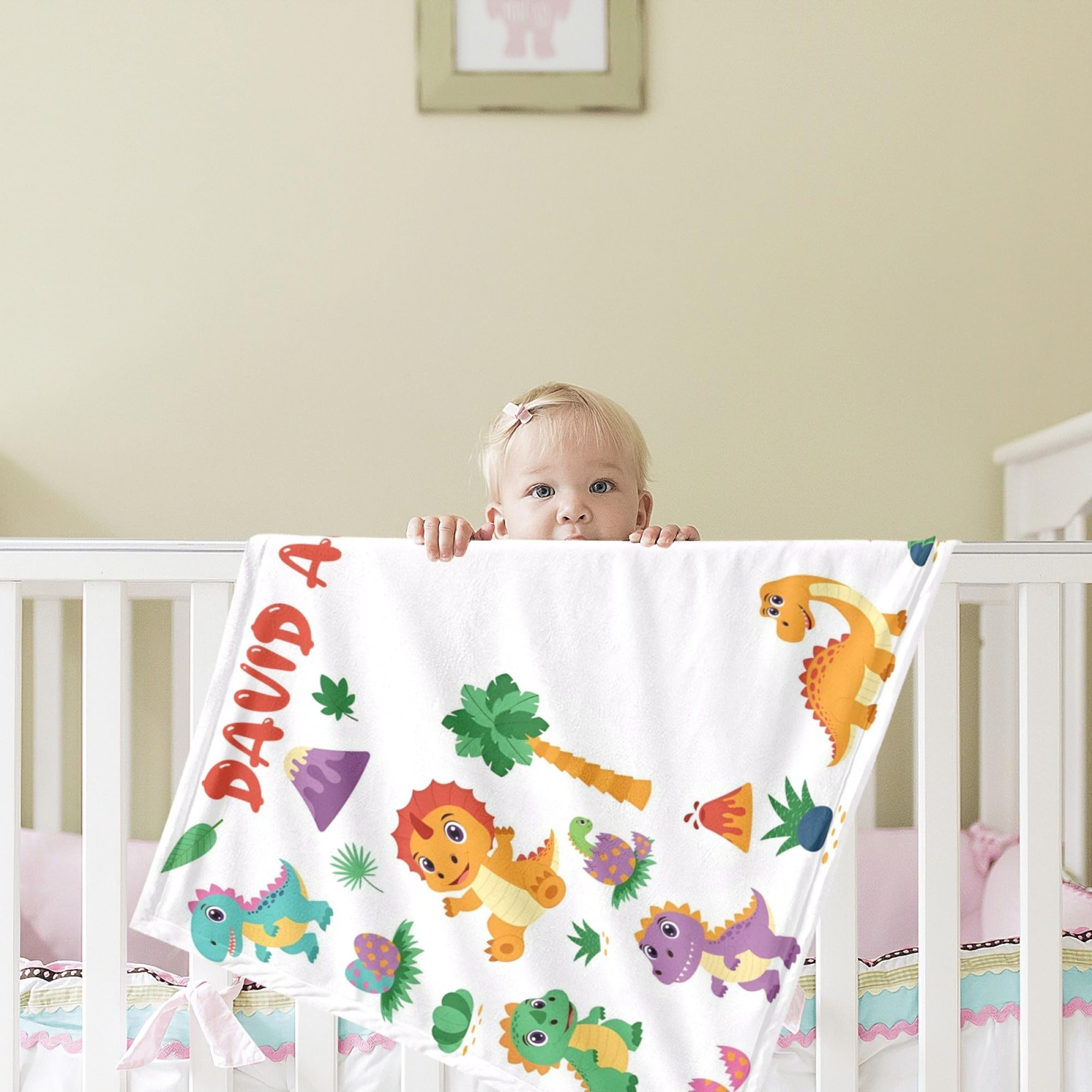 VIKAMA Dinosaur Themed Baby Mi - Baby Nursery Mat 评论和价格