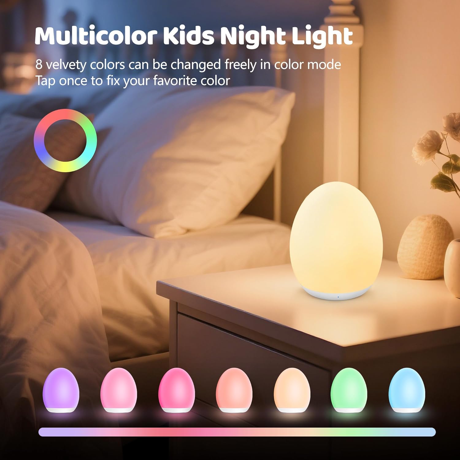 Kids Night Light Baby Egg Lamp - Baby Nursery Egg Light 评论和价格