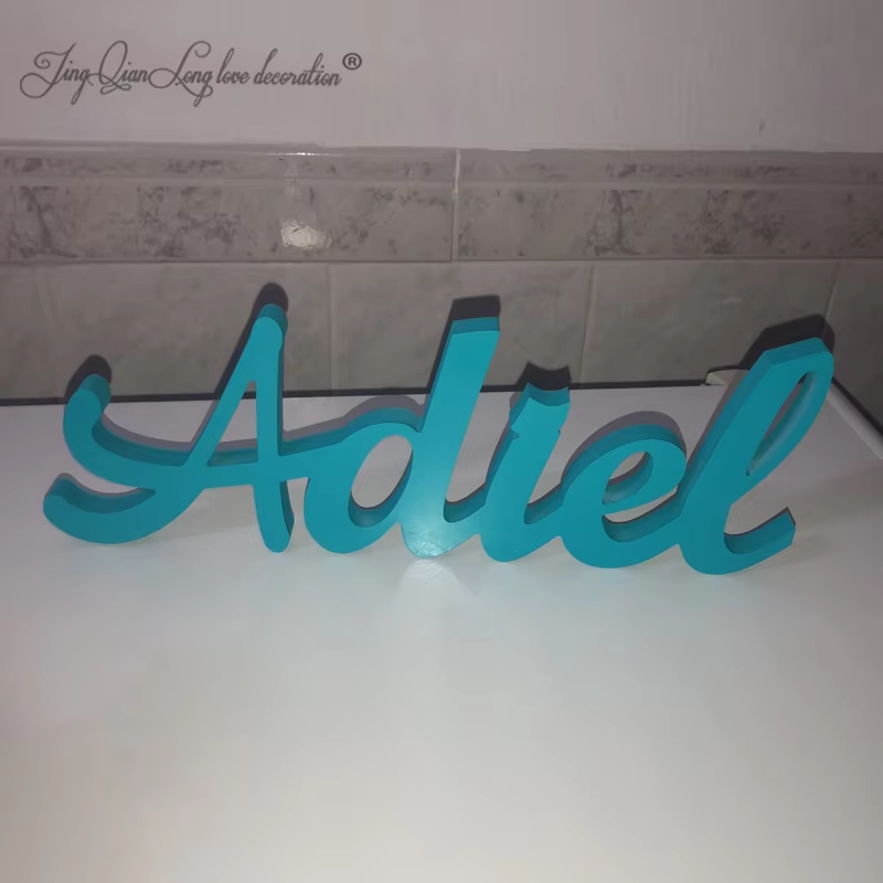 Custom Wooden Name Sign SCRIBB - Baby Nursery Name Wall Art 评论和价格