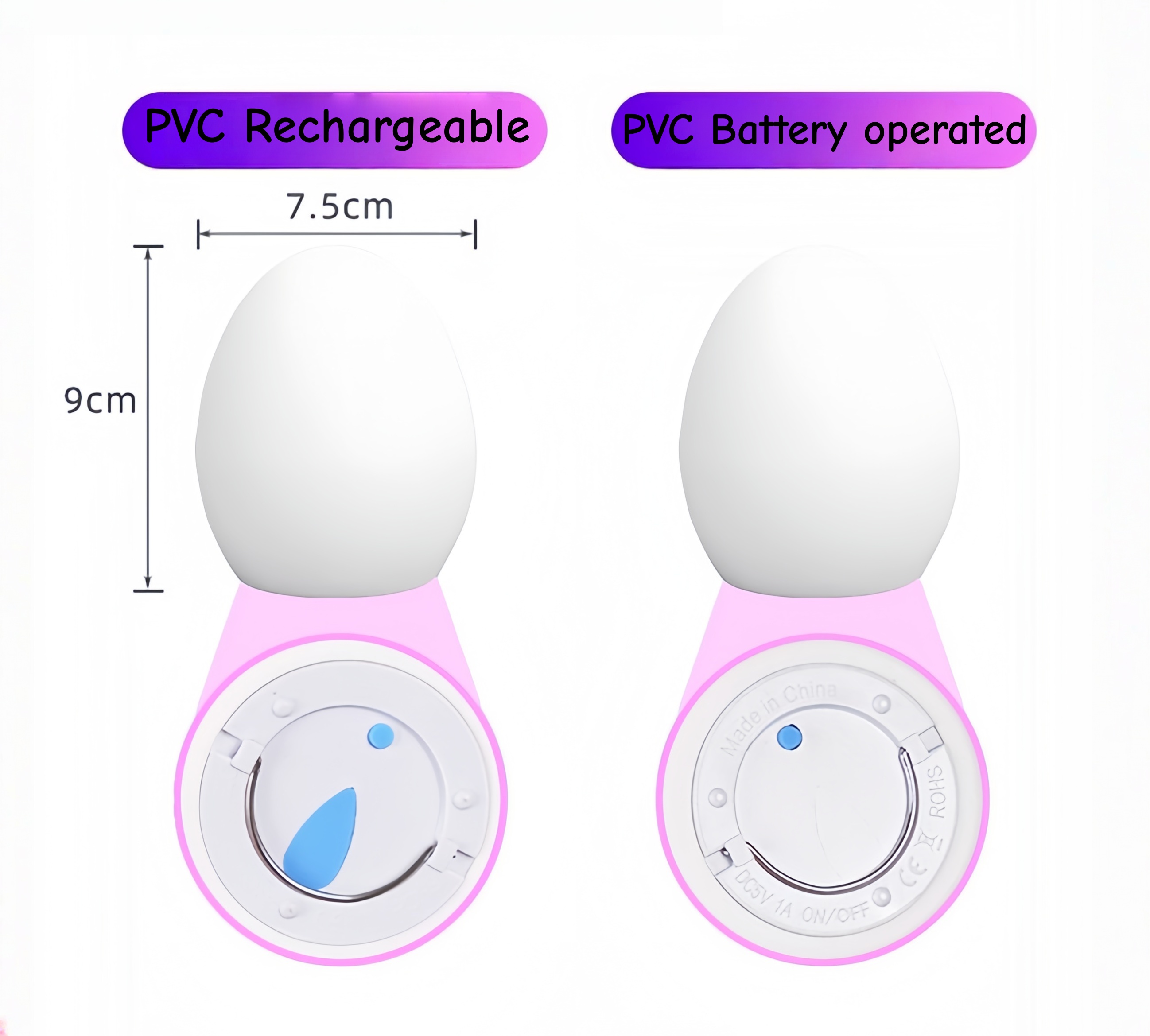 Baby Night Light LED Egg light - Baby Nursery Egg Light 评论和价格