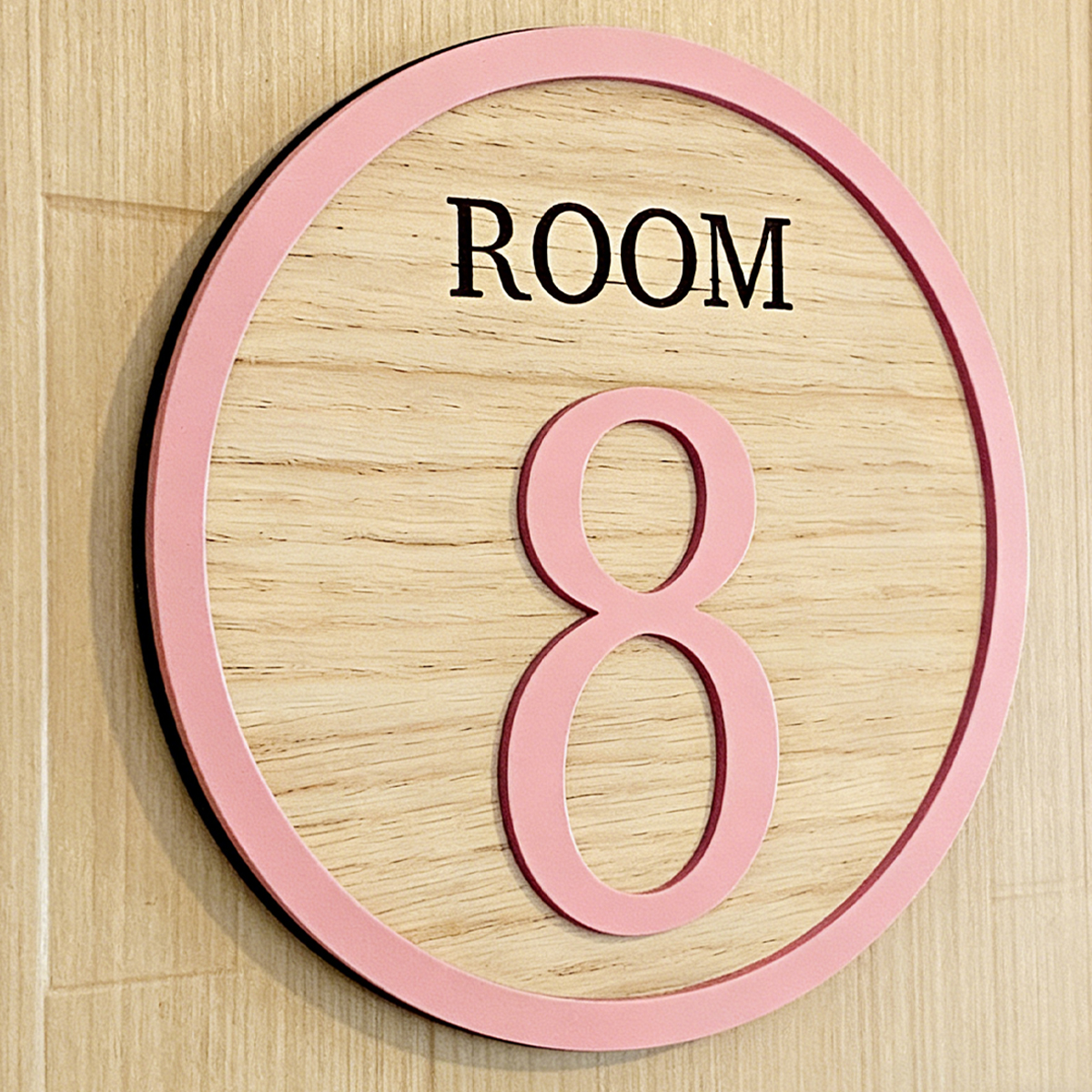 1Pc Cutom Room Number Wooden A - Baby Nursery Toy 评论和价格