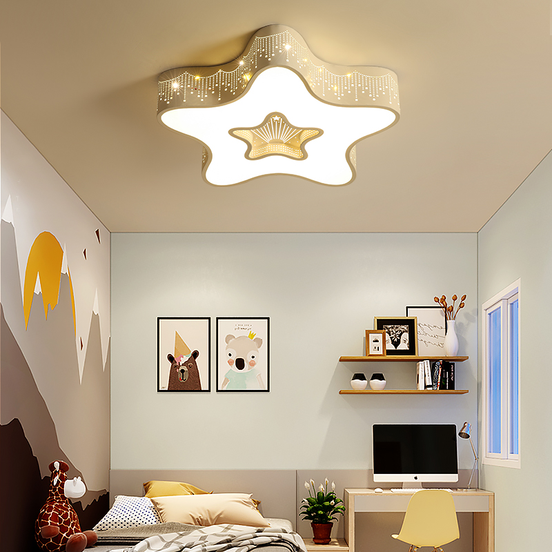Nursery White Decor Modern Led - Baby Nursery Chandelier 评论和价格