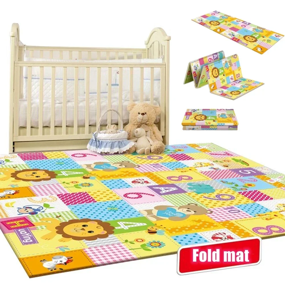 Baby Play Mats Foldable Xpe Pu - Baby Nursery Carpet 评论和价格