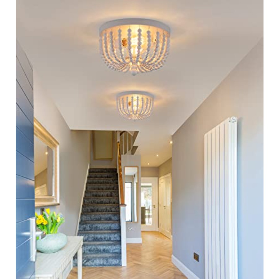 Flush Mount Ceiling Light Fixt - Baby Nursery Chandelier 评论和价格