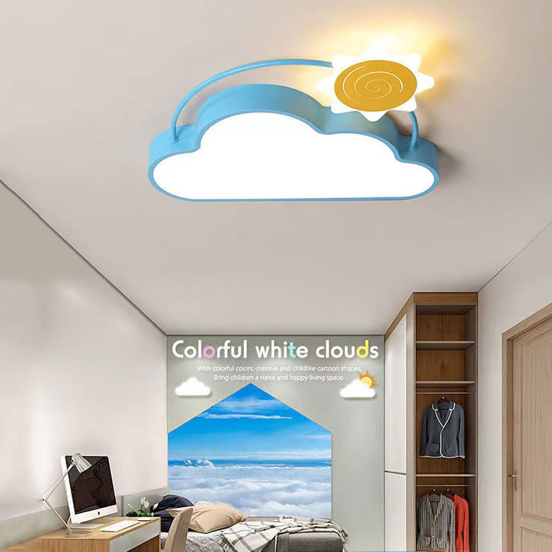 Modern Cloud Led Ceiling Lamps - Baby Nursery Chandelier 评论和价格