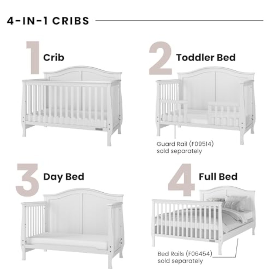 Camden Design 4-in-1 Convertib - Baby Nursery Furniture Sets 评论和价格