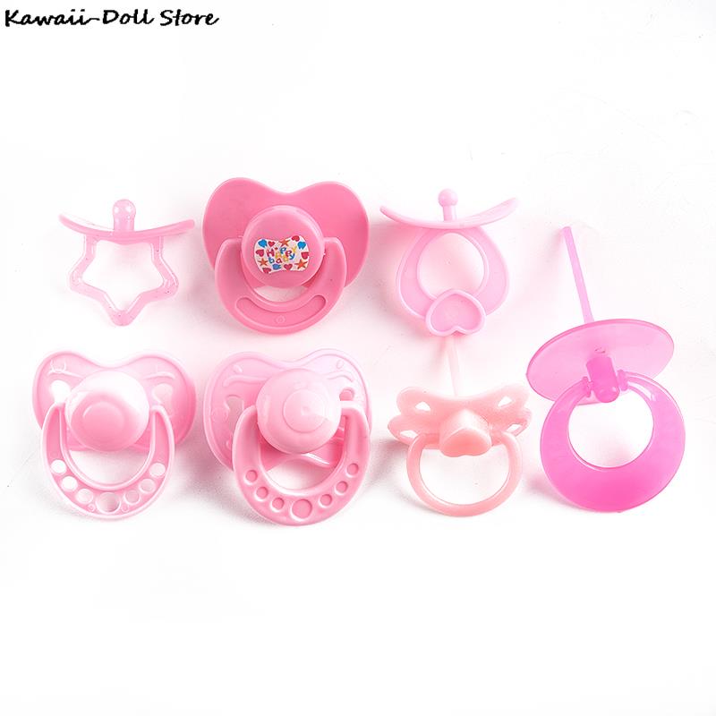 2pcs Lovely Doll Pacifier For  - Baby Nursery Dolls 评论和价格