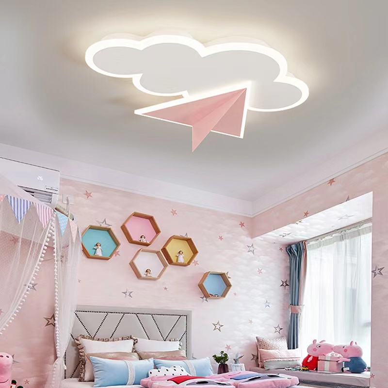 Modern Cloud Led Ceiling Light - Baby Nursery Chandelier 评论和价格