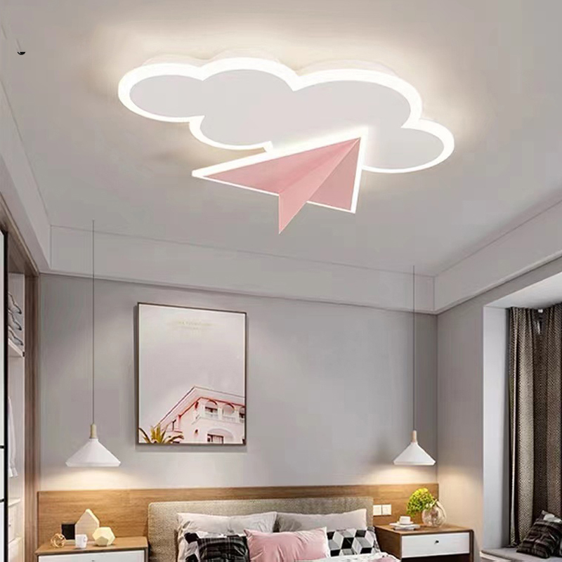 Modern Cloud Led Ceiling Light - Baby Nursery Chandelier 评论和价格